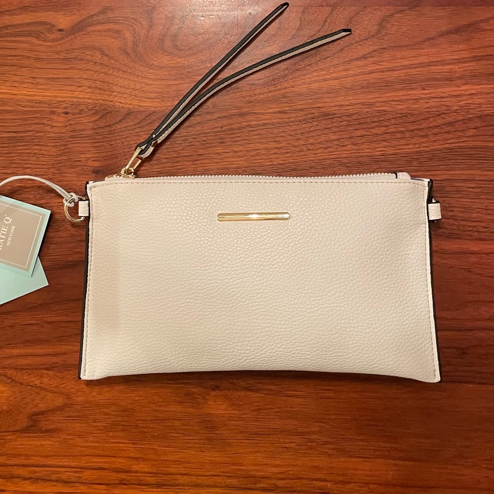 Urban Outfitters Katie Q White Crossbody or Wristlet Purse